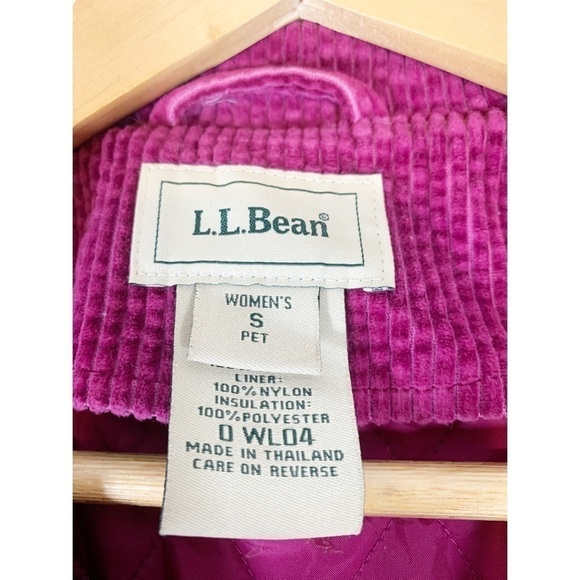 LL Bean Corduroy Button Down Jacket Size 6 Petite - Picture 7 of 7